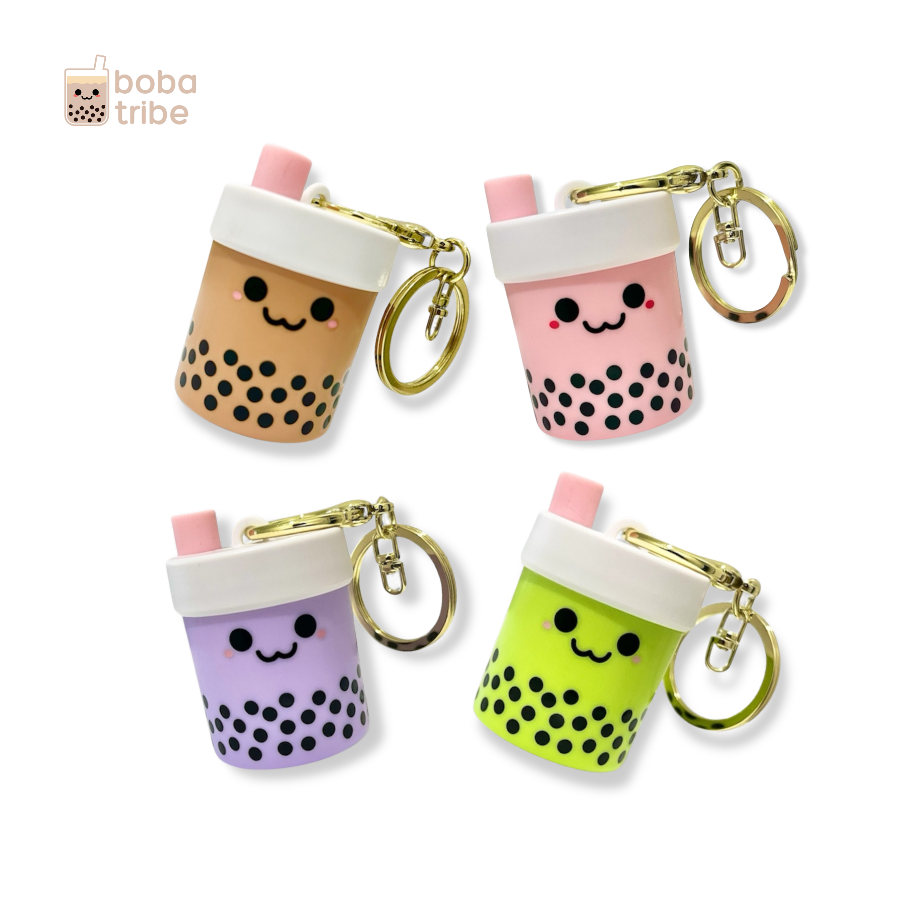 Boba Straw Keyring Set