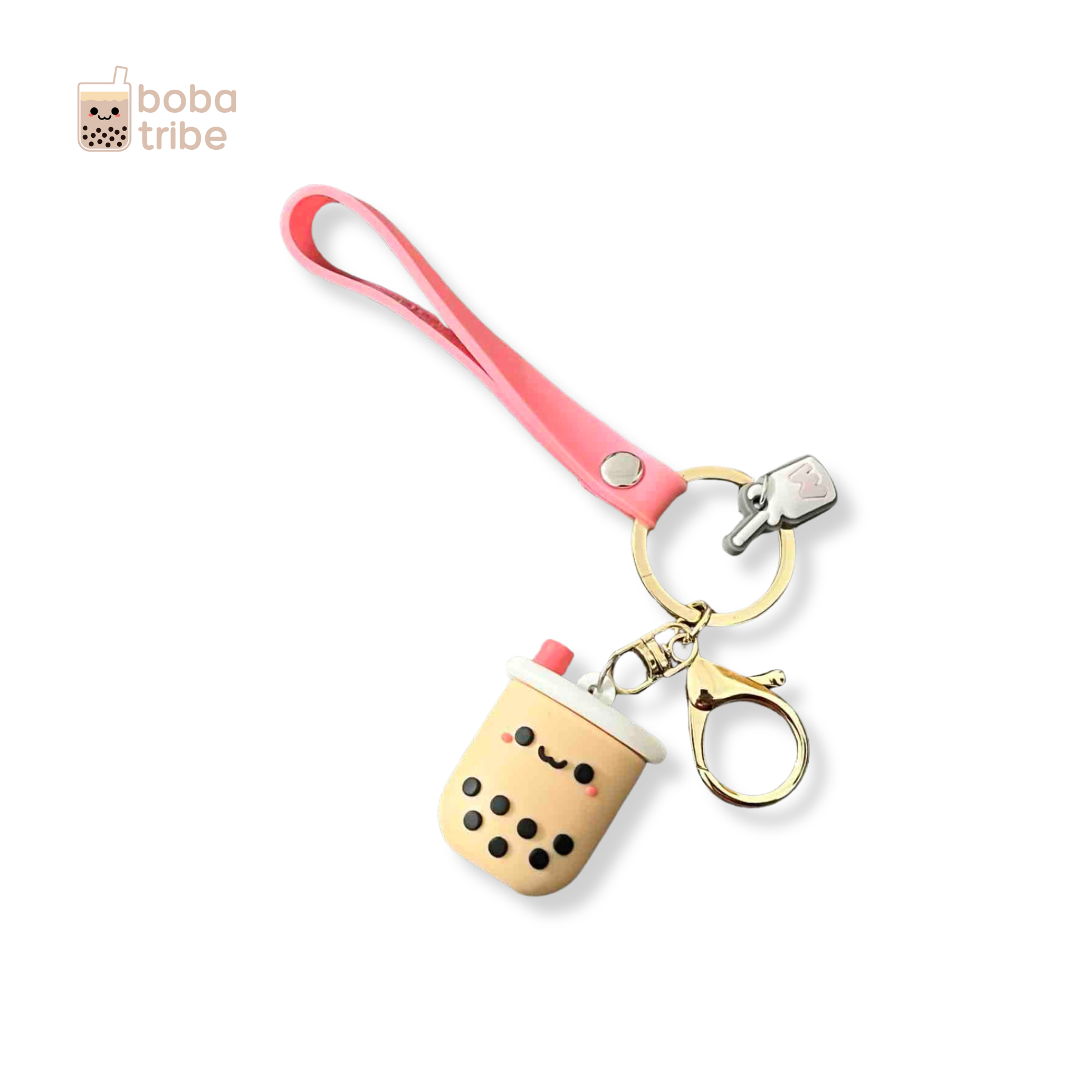 Boba Milk Tea Keyring