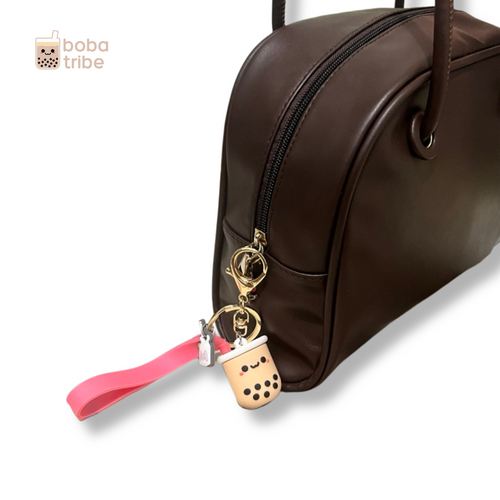 Boba Milk Tea Keyring