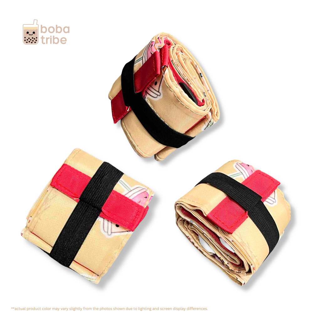 BobaTote - a foldable reusable bag for shopping & boba runs