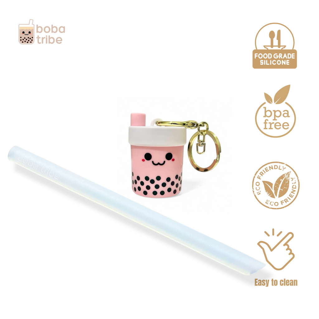 Boba Straw Keyring Set